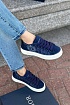 Женские комбинированные кроссовки Dior - Navy