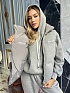 Женский серый костюм тройка MIU MIU