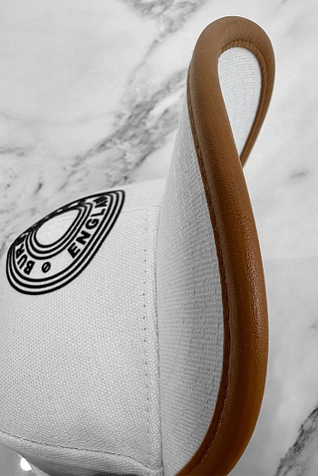 Бейсболка белого цвета Burberry logo-applique   