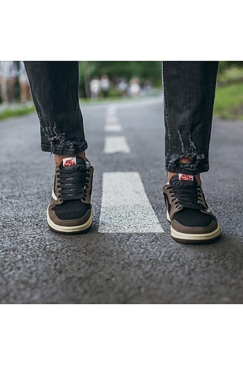 Кроссовки Travis Scott x Nike Air Jordan 1 "Cactus Jack"   