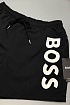 Мужские чёрные шорты Hugo Boss logo-print