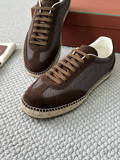 Мужские кроссовки Loro Piana Sea Tennis Walk - Brown   