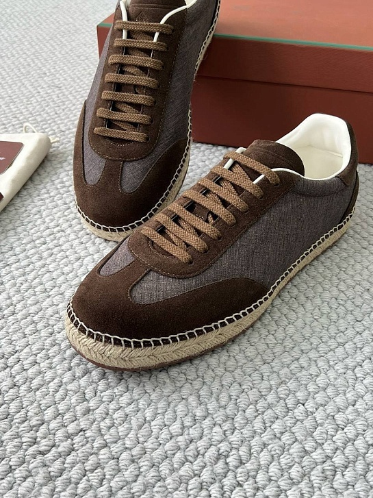 Мужские кроссовки Loro Piana Sea Tennis Walk - Brown