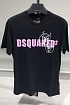 Мужская чёрная футболка Dsquared2