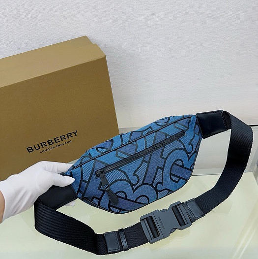 Текстильная сумка на пояс Burberry Sonny Premium 31x7x14 см    