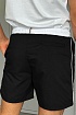 Мужские чёрные шорты Hugo Boss logo-print