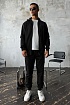 Кофта на молнии Hugo Boss logo-patch - Black