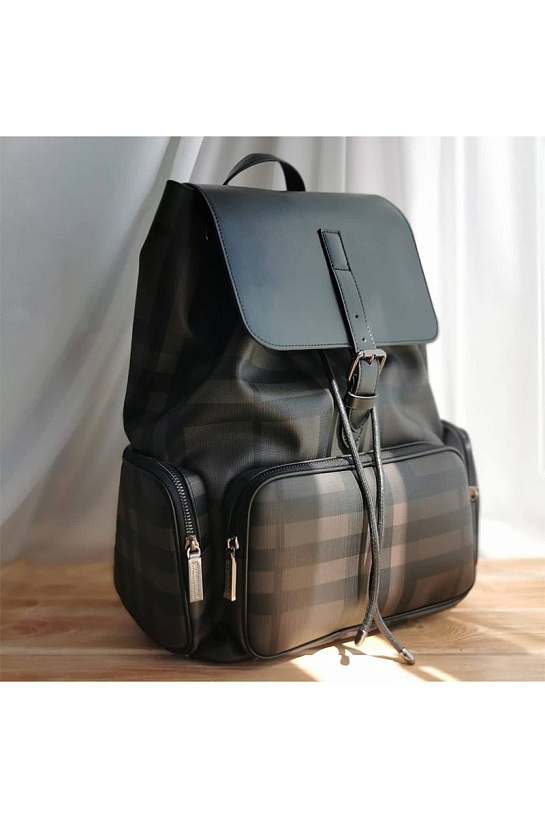 Кожаный рюкзак Burberry London Check 40х30 см
