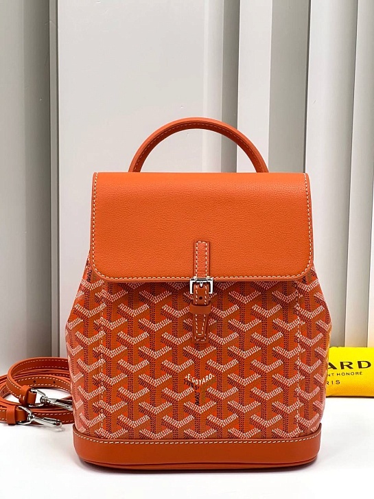 Женский рюкзак Goyard Alpin Mini Premium 23x19x9.5 см - Orange