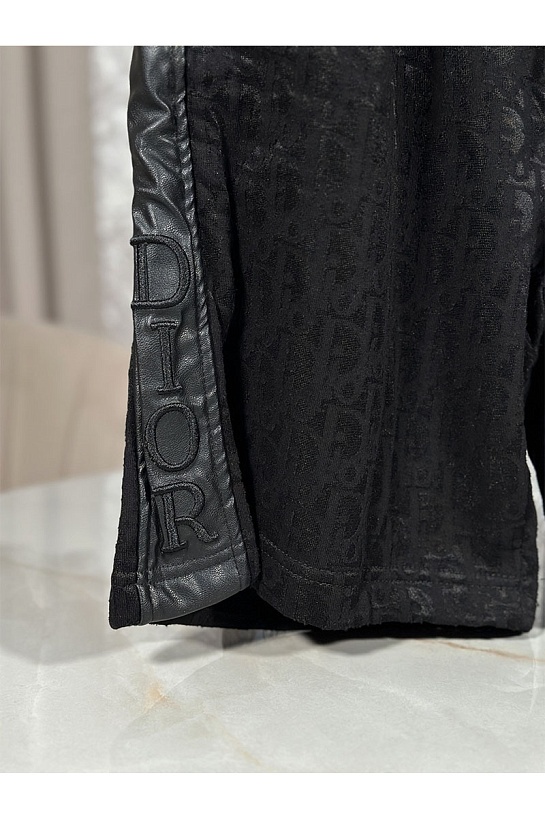 Чёрные шорты Dior monogram