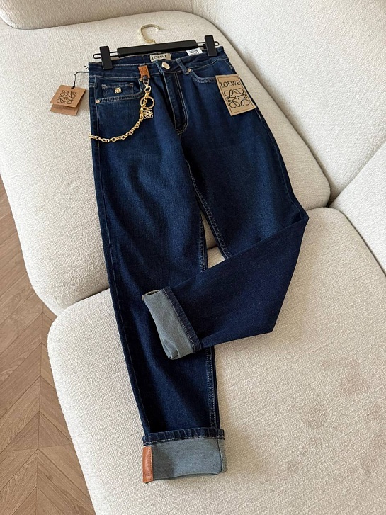 Женские синие джинсы Loewe