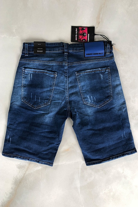 Джинсовые мужские шорты Dsquared2 Squid Game - Navy