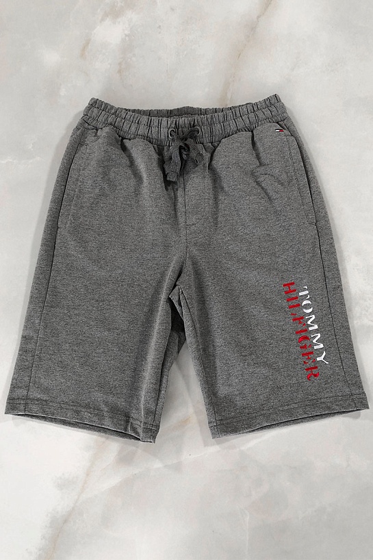 Серые мужские шорты Tommy Hilfiger