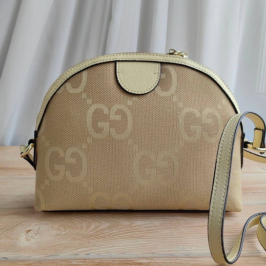 Сумка Gucci Ophidia Jumbo GG Small 24x18 см - Yellow