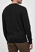 Чёрный мужской джемпер Hugo Boss red logo label