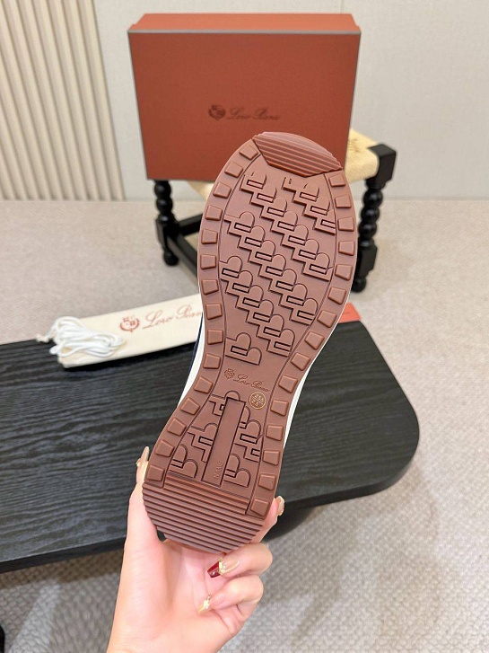 Мужские кроссовки Loro Piana Week End Walk - Blue / Brown