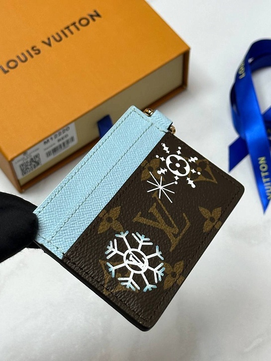 Кожаный кардхолдер Louis Vuitton Charms Vivienne Premium 7.3x0.3x10.2 см