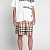 Футболка белого цвета Burberry Horseferry print