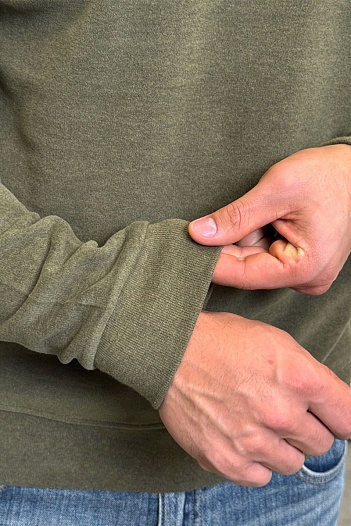 Мужской свитшот зелёного цвета Tommy Hilfiger   