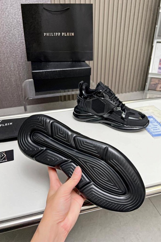 Мужские кроссовки Philipp Plein Hurricane - Black