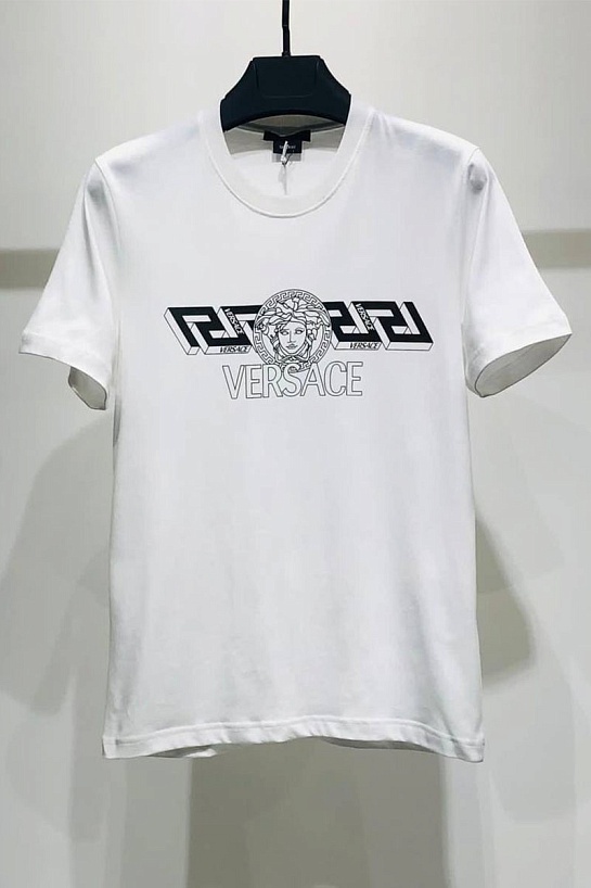 Мужская футболка Versace Medusa - White