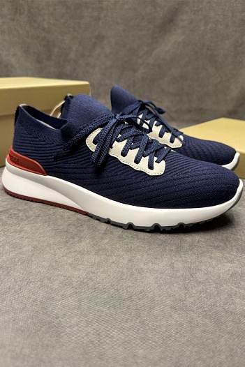 Мужские кроссовки Brunello Cucinelli knitted - Navy   
