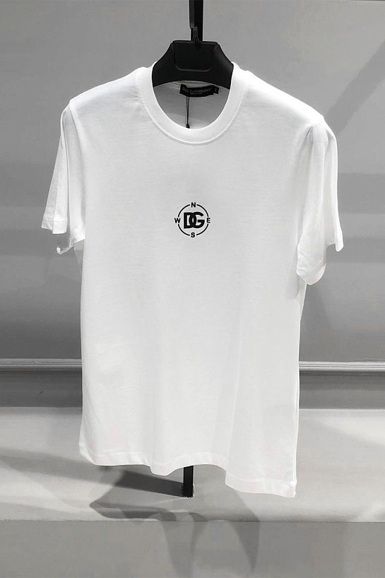 Мужская футболка Dolce & Gabbana Marina print - White