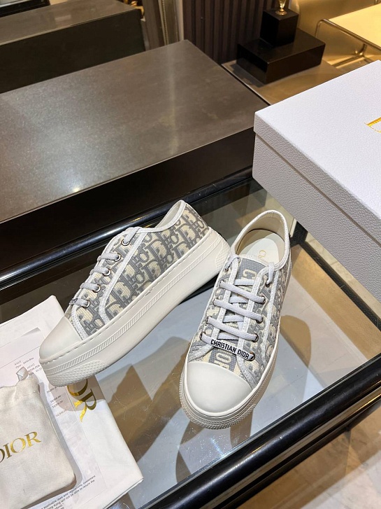 Женские кеды на платформе Dior Walk'n' premium