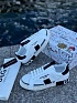 Женские кроссовки Dolce & Gabbana Custom 2.Zero - White / Black