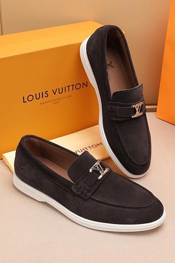 Мужские замшевые лоферы Louis Vuitton Estate   