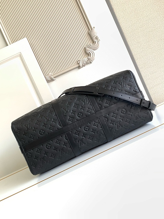 Дорожная кожаная сумка Louis Vuitton Keepal Bondouliere 50 Premium 50x29x23 см