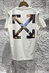 Белая оверсайз футболка Off-White Pascal Arrow Logo