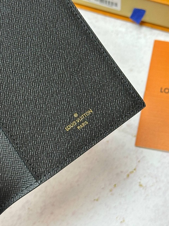 Кожаная обложка для паспорта Louis Vuitton Premium 10x14x2.5 см