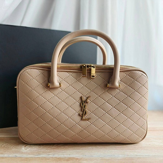 Кожаная сумка Yves Saint Lauren Lyia 31x18 см (4 расцветки)   