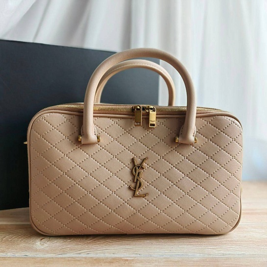 Кожаная сумка Yves Saint Lauren Lyia 31x18 см (4 расцветки)