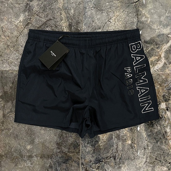 Шорты тёмно-синего цвета Balmain Paris