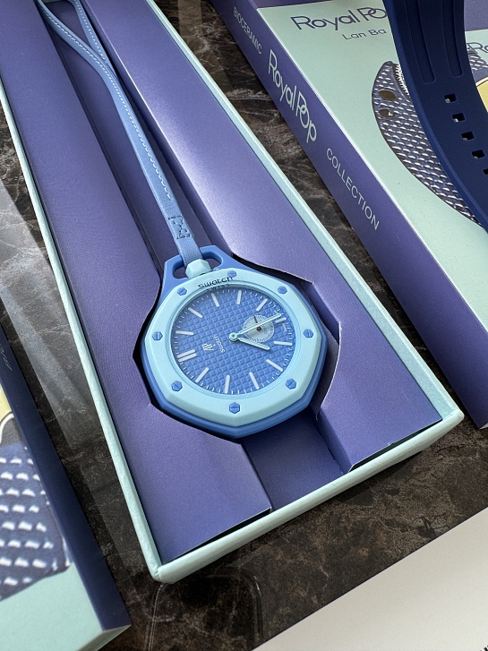 Часы Audemars Piguet × Swatch Royal Pop Lan Ba premium 