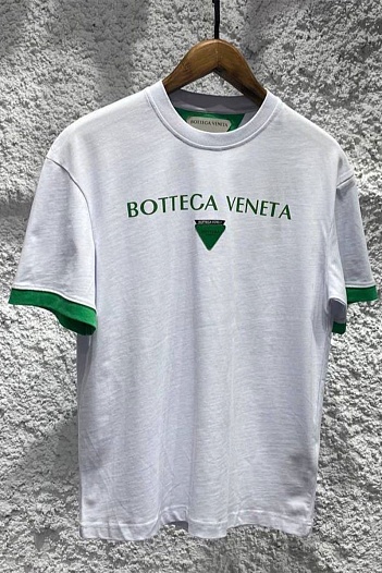 Белая оверсайз футболка Bottega Veneta   