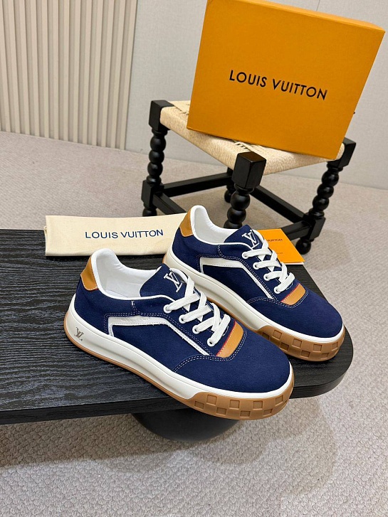 Мужские кроссовки Louis Vuitton Tilted - Navy Blue