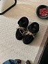 Женские замшевые ботинки с мехом UGG Funkarra Cabin Cuff - Black