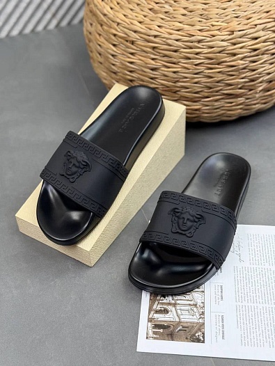 Мужские шлёпанцы Versace Medusa   