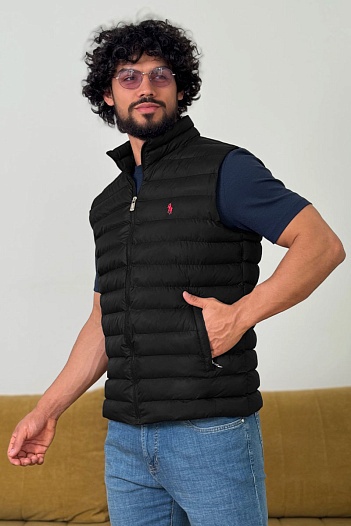 Мужской жилет чёрного цвета Polo Ralph Lauren   