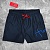 Мужские тёмно-синие шорты Hugo Boss Dugo logo-embroidered