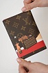 Кожаная обложка на паспорт Louis Vuitton Monogram 10х14 см
