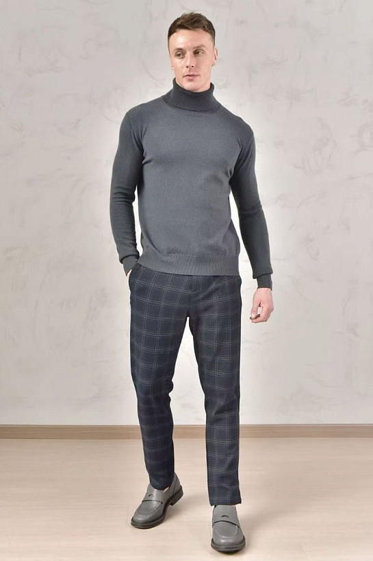 Мужская водолазка Loro Piana Premium - Dark Gray
