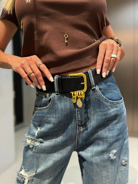 Женские синие джинсы Schiaparelli premium