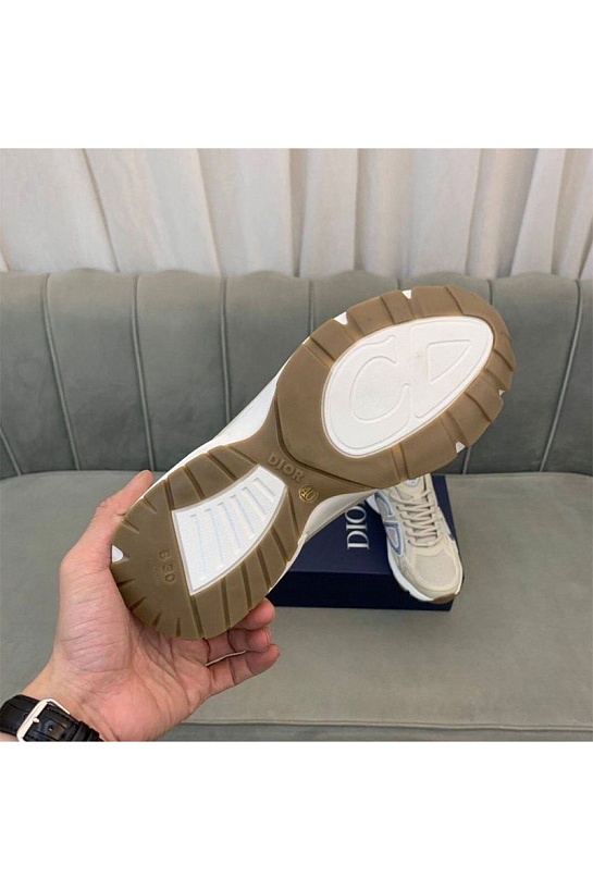 Мужские бежевые кроссовки Dior B30