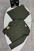 Женский костюм двойка Celine premium - Khaki