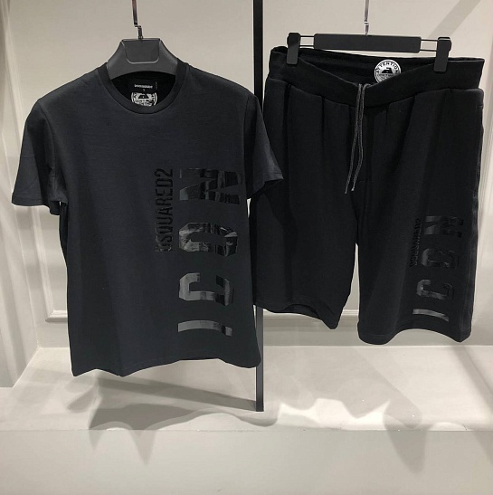 Мужская футболка Dsquared2 "ICON" - Black