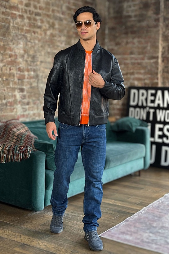 Кожаная куртка Gucci premium